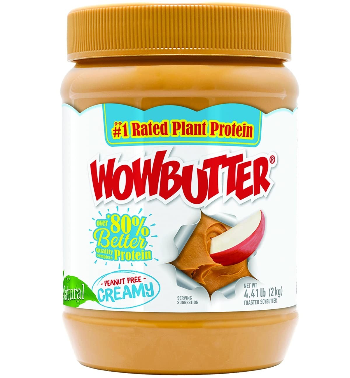 Natural Peanut-Free Creamy Spread – 2 Pack of 4.4lb Jars for Nut Allergy Safety