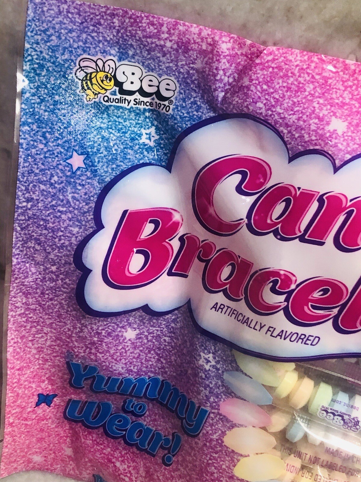 Ship N 24 Hours. New-Bee 12 pc Candy Bracelets. 3.5 0z See Below