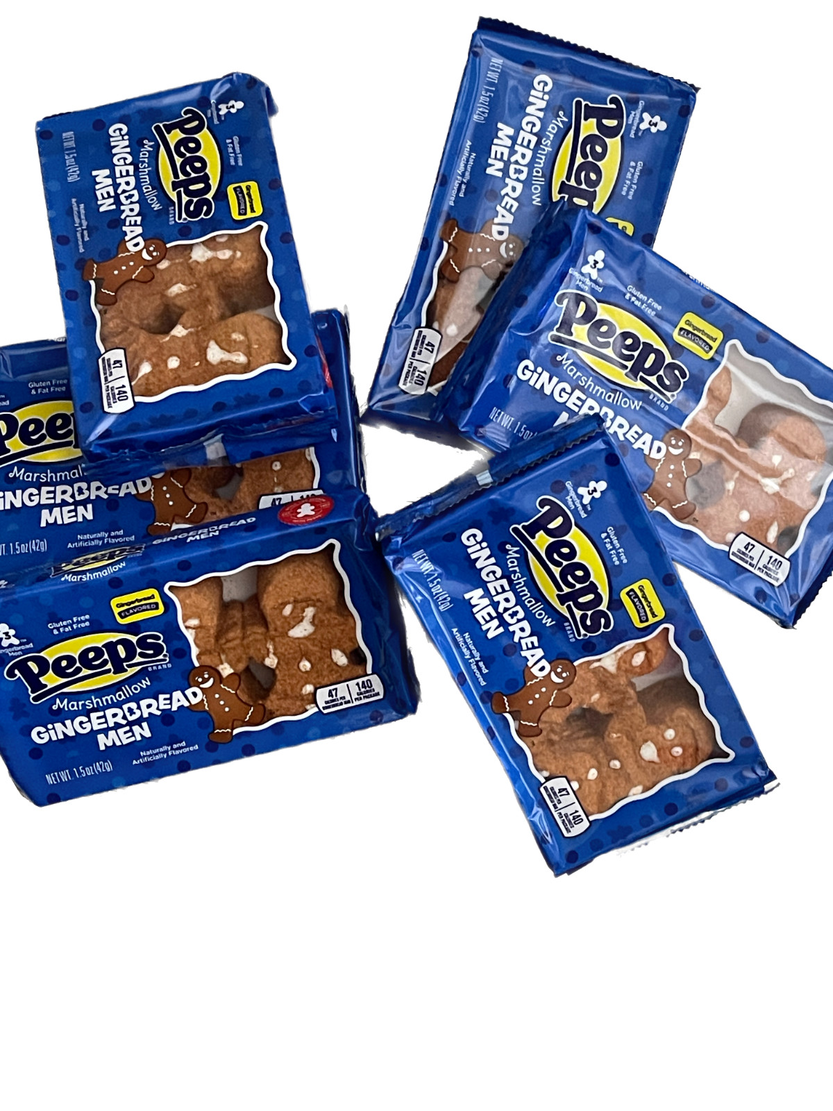 Peeps Marshmallow-Gluten Free Gingerbread Men | 6 Pack
