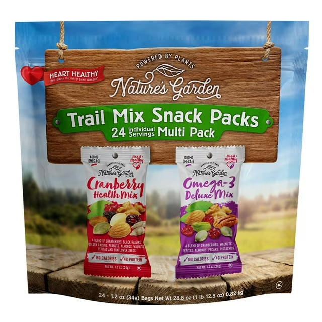Nature’s Garden Trail Mix Snack Packs (1.2oz., 24pk