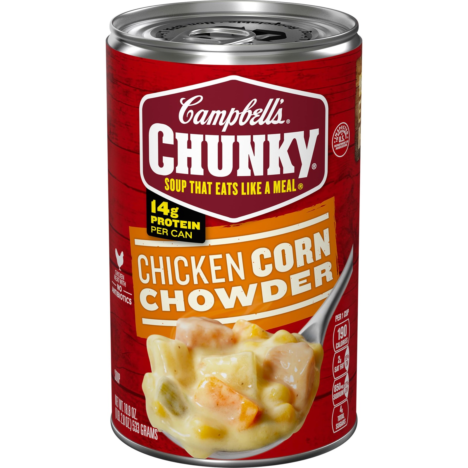 Campbell’s Chunky Soup, Chicken Corn Chowder 18.8 Ounce (Pack of 1)