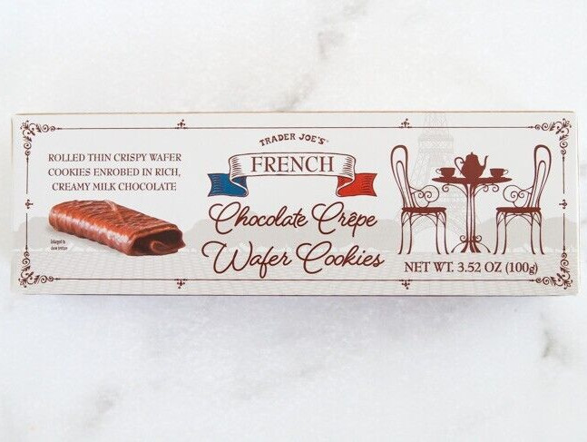 Trader Joe’s French Chocolate Crepe Wafer Cookies 3.52 oz