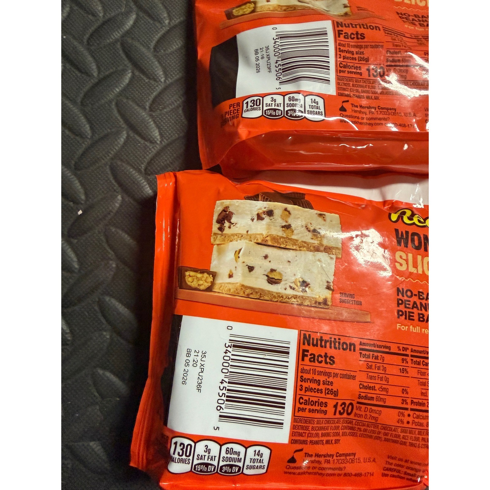 Reese’s Peanut Butter Pie Miniature Cups 2 Pack Share Pack Limited Edition 5/26