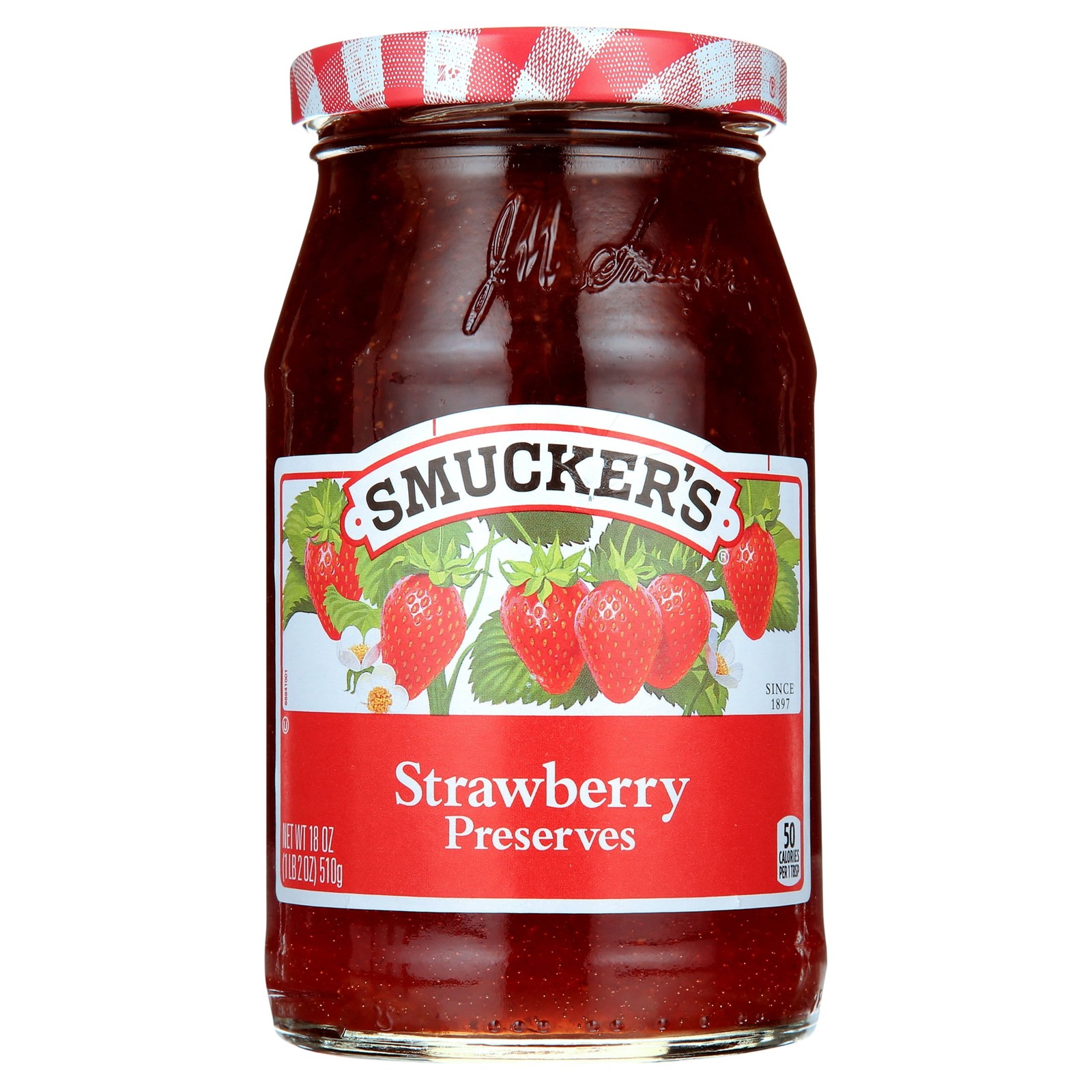 (3 pack) Smucker’s Strawberry Preserves, 18-Ounce