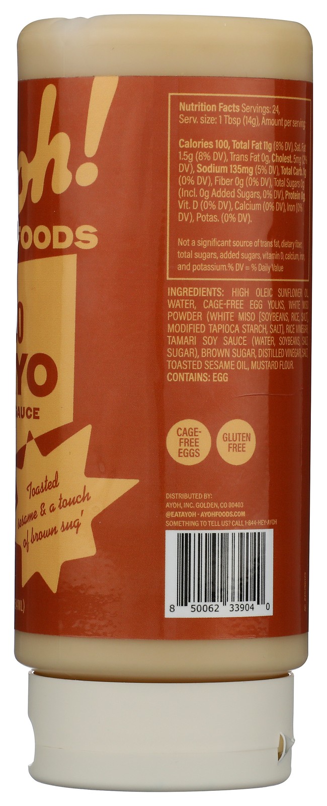 Miso Mayo Sando Sauce By Ayoh Foods 12 Fl Oz Condiments 6 Pack
