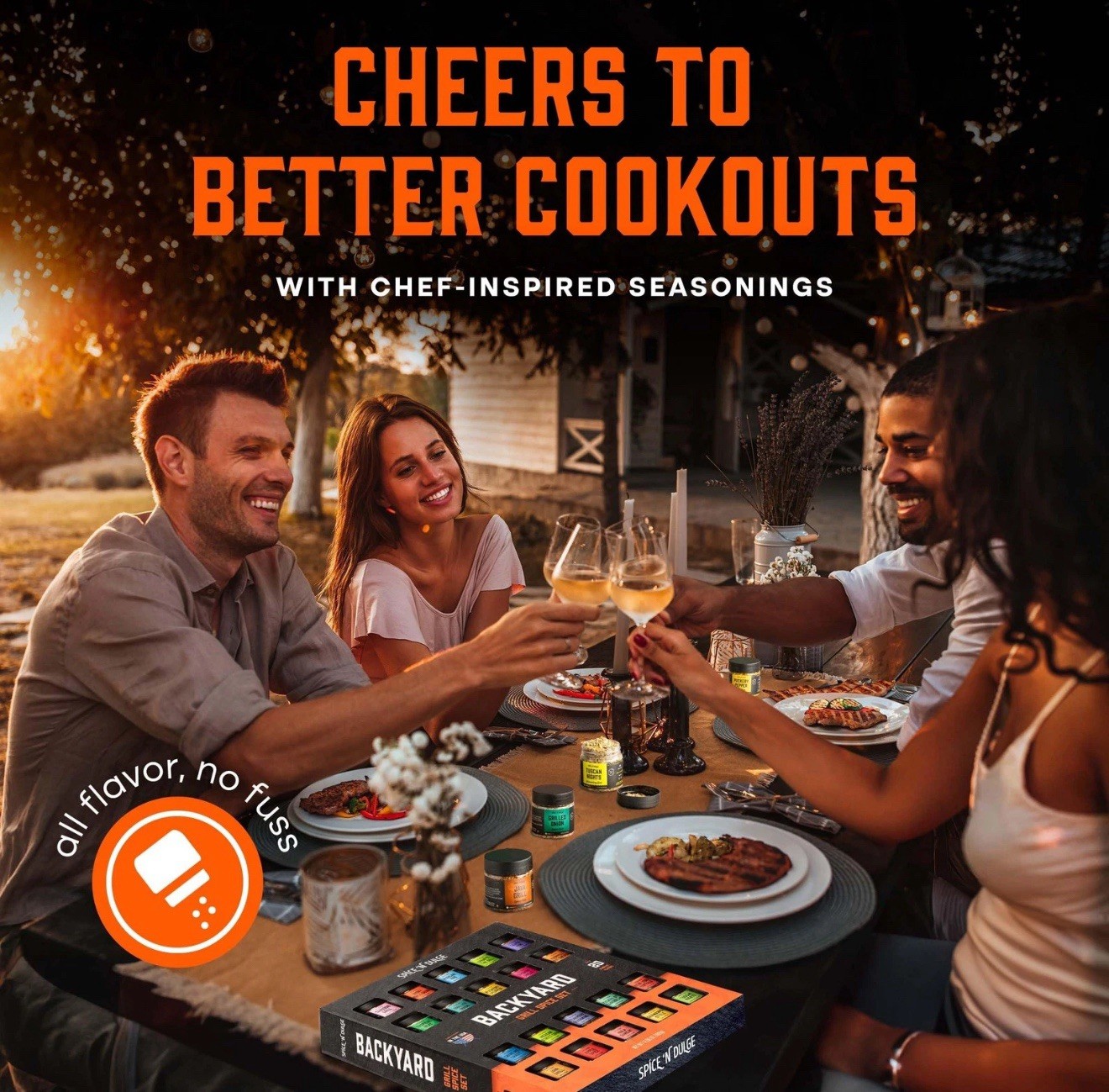 BBQ Spice Gift Set, 20 Unique Seasonings, Perfect for Men and Dads