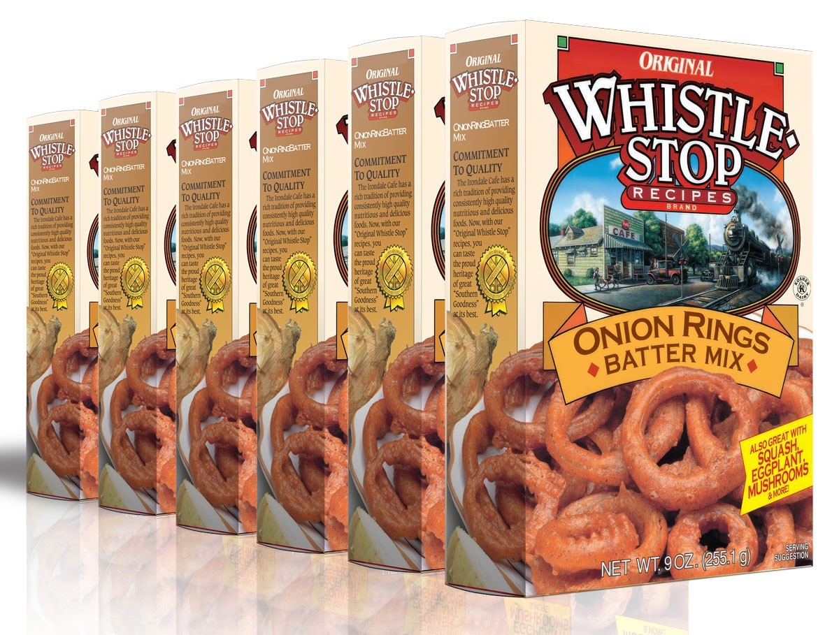 Original WhistleStop Cafe Recipes | Onion Ring Batter Mix | 9-oz | Case of 6