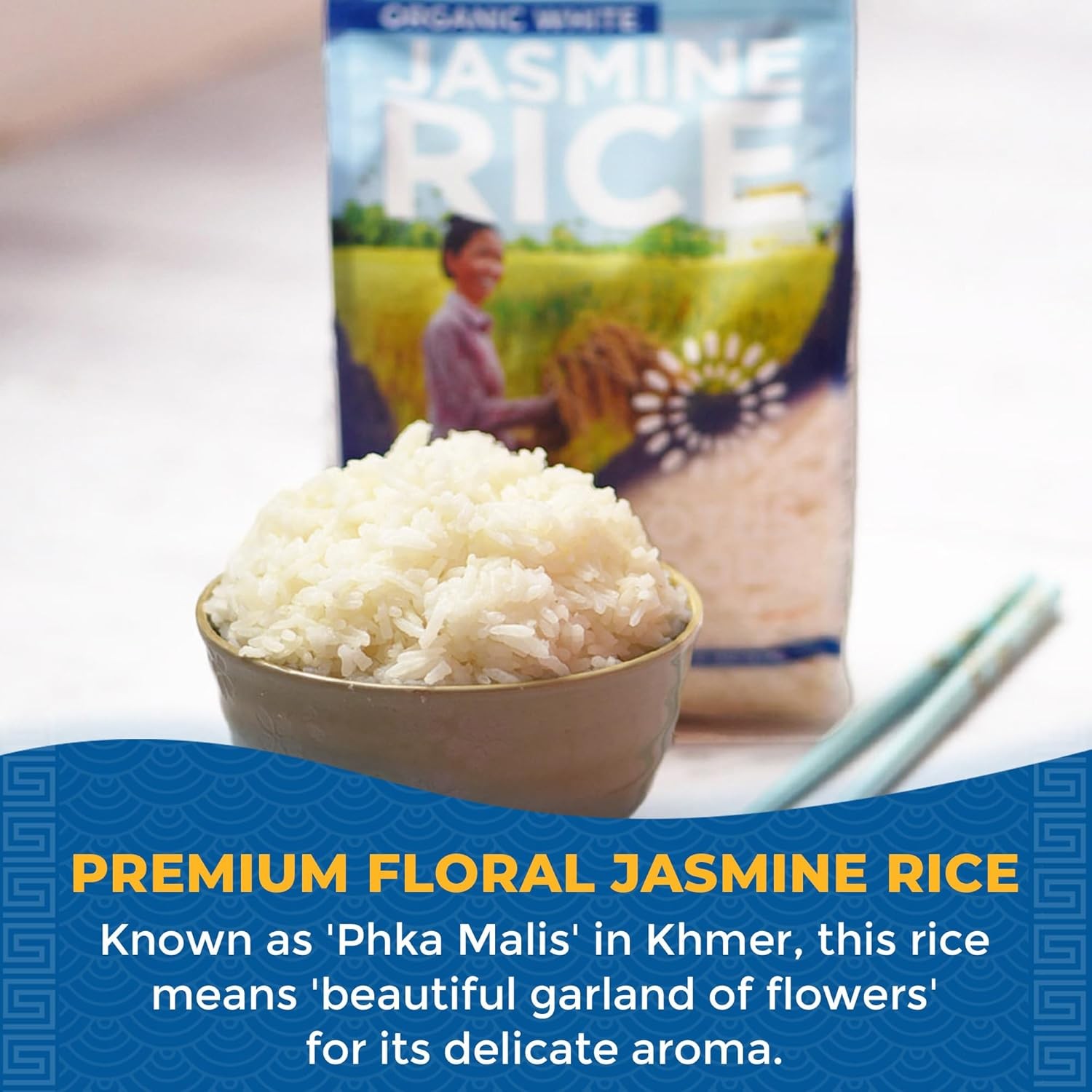 Lotus Foods Organic White Jasmine Rice – Jasmine Rice, Gluten Free White Rice