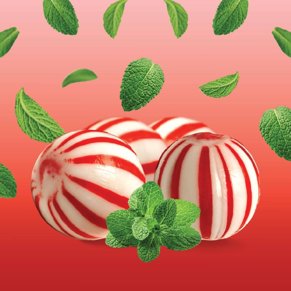 Jumbo Mint Balls – 2 lb Bulk Pack – Peppermint Hard Candy – Individually Wrapped