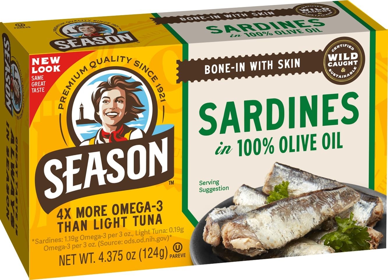 Sustainable Protein: Wild Caught Sardines, 24-Pack