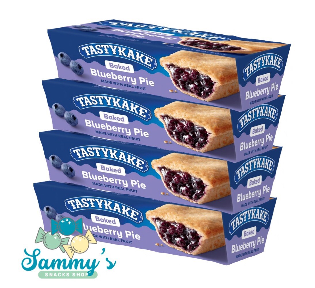 Tastykake 4 Baked Blueberry Pies