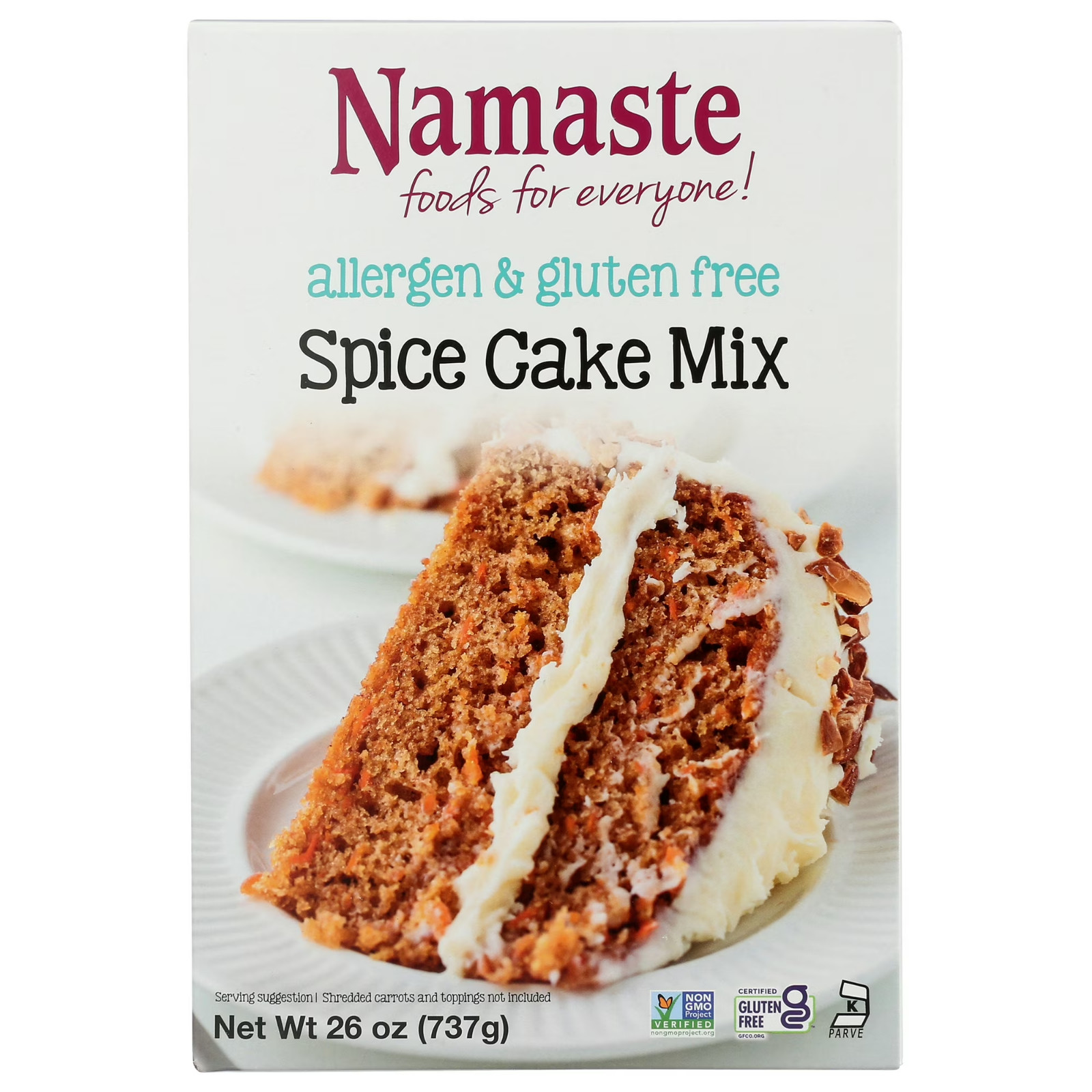 Namaste Foods Gluten-Free Spice Cake Mix – 26 oz…
