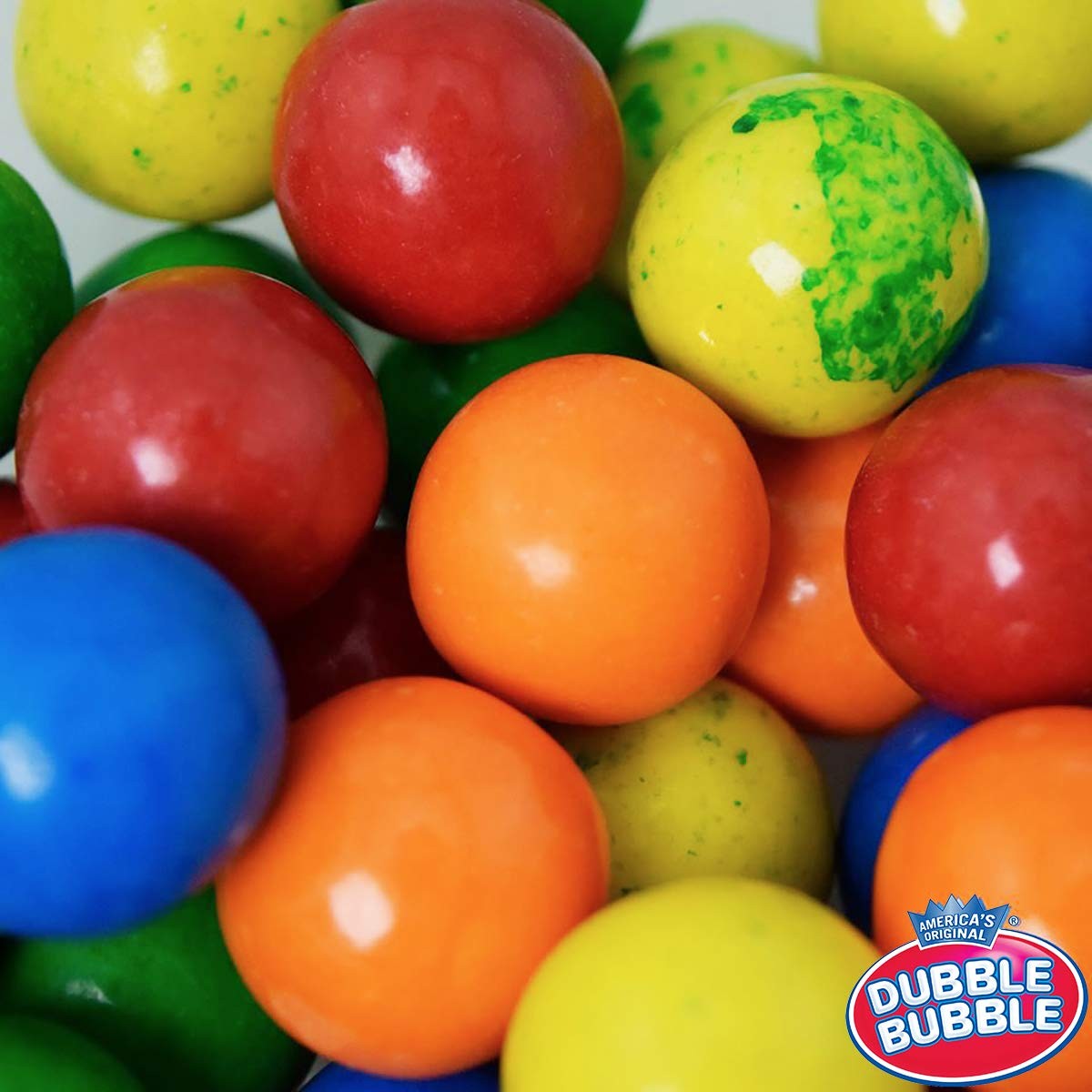Dubble Bubble Gumballs, 24 Pack of 12-Gumball Tubes in Assorted Fruit Flavors
