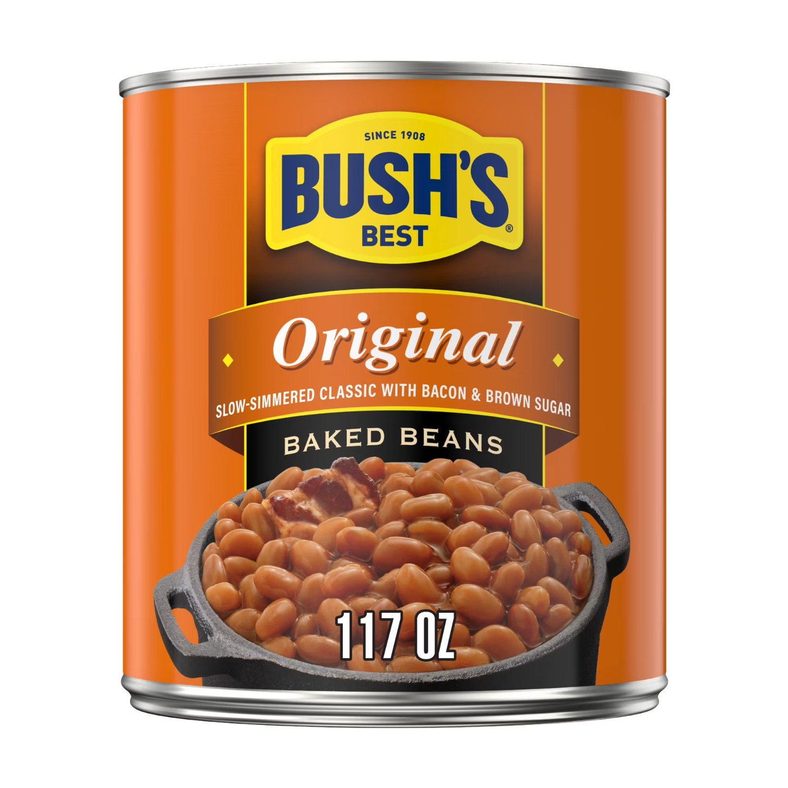 Bush’s Original Baked Beans, Canned Beans, 117 oz Can