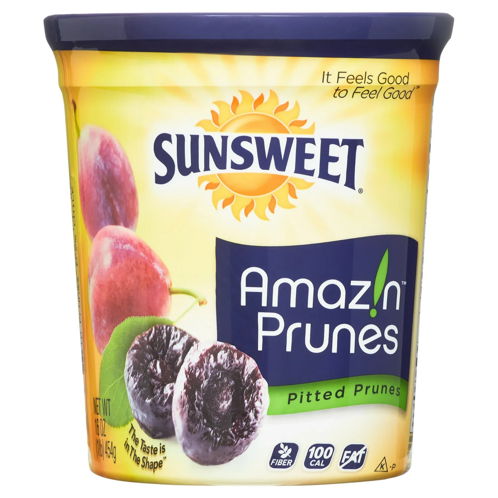 (2 pack) Sunsweet Amazin Pitted Prunes, 16 oz
