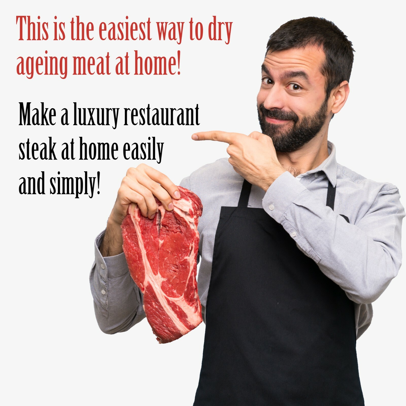 Dry Age Bags for Meat Make Steaks at Home Easily & Safely – 5 pcs. bags 8×12 in
