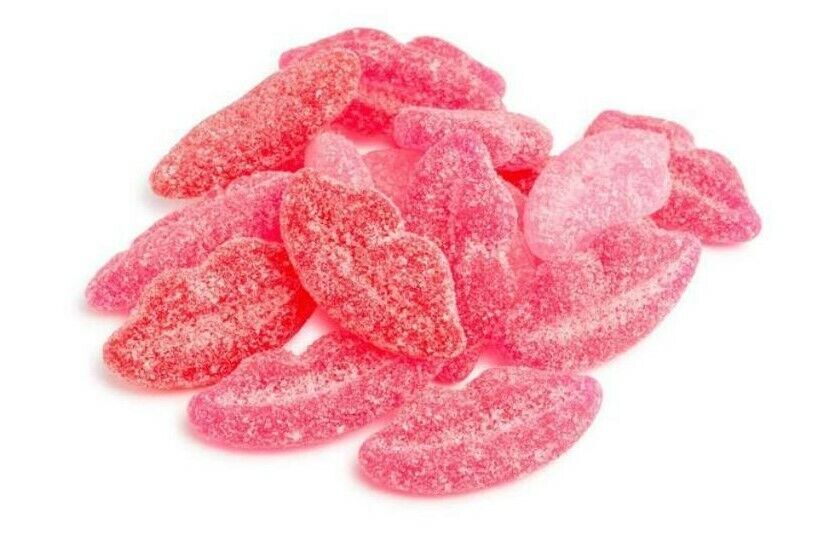 Sour PUCKER up Lips Candy -by NY Spice- Gummy- FREE SHIP – 8oz To 3lb