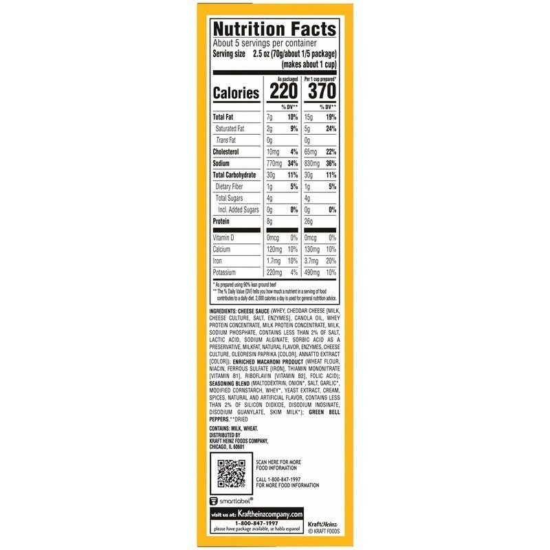 Philly Cheese Steak Pasta Dinner Kit 4 Pack One Pan Meal Ready 20 Min 12.2oz Box