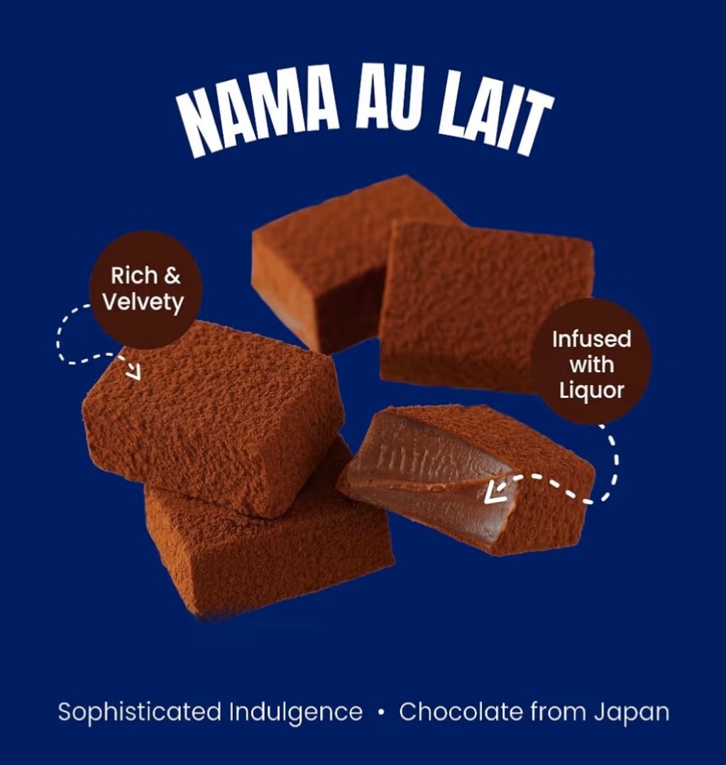 ROYCE Nama Chocolate [Au Lait] 20 pieces (per box) [Directly from Japan]