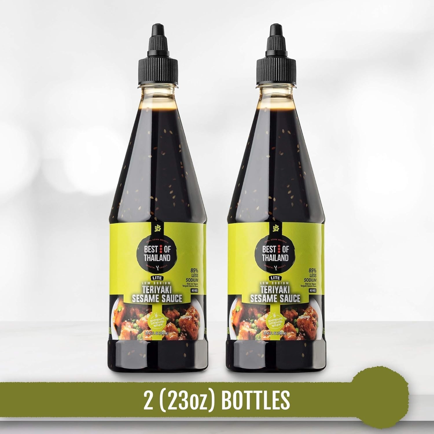 Authentic Low-Sodium Sesame Teriyaki Sauce – Gluten Free Duo (2 Bottles)