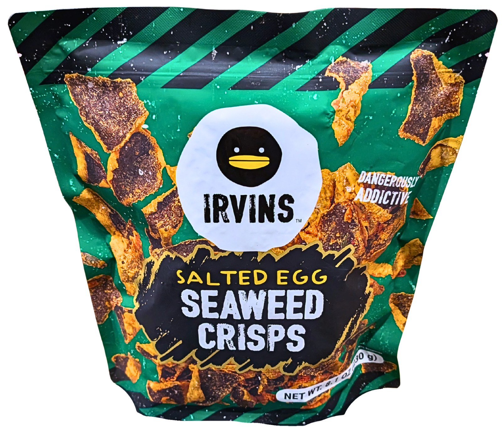 Irvins Salted Egg Seaweed Crisps 8.1 Oz EXP 03/2027