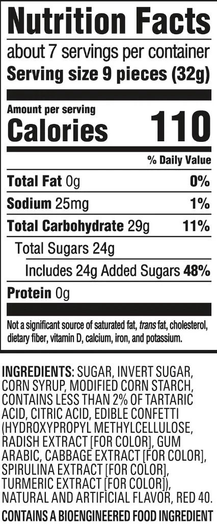 SOUR PATCH KIDS Glow Ups Hearts Soft & Chewy Valentine’s Day Candy, 8.47 Oz