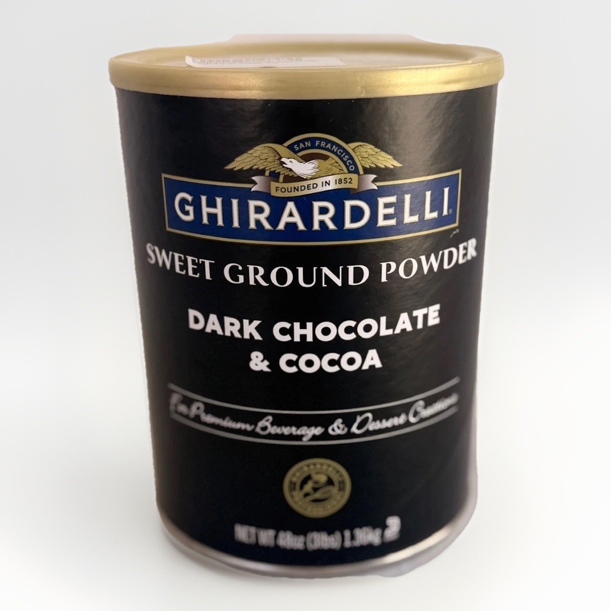 Ghirardelli Dark Chocolate & Cocoa Sweet Ground Powder for Beverages & Desserts