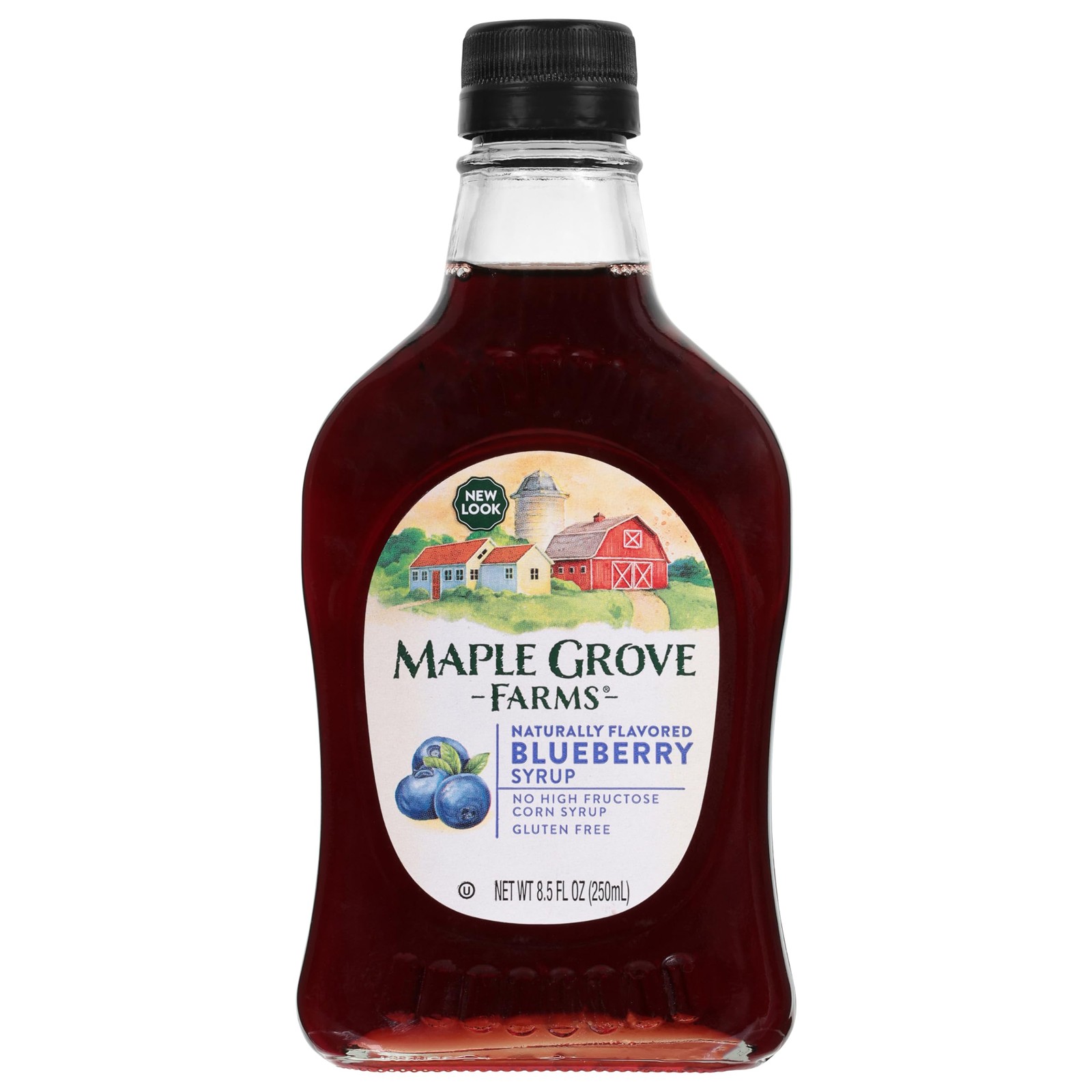 Maple Grove Farms Flavored Syrups, Blueberry, 8.5 Ounce Fl Oz (Pack of 1)