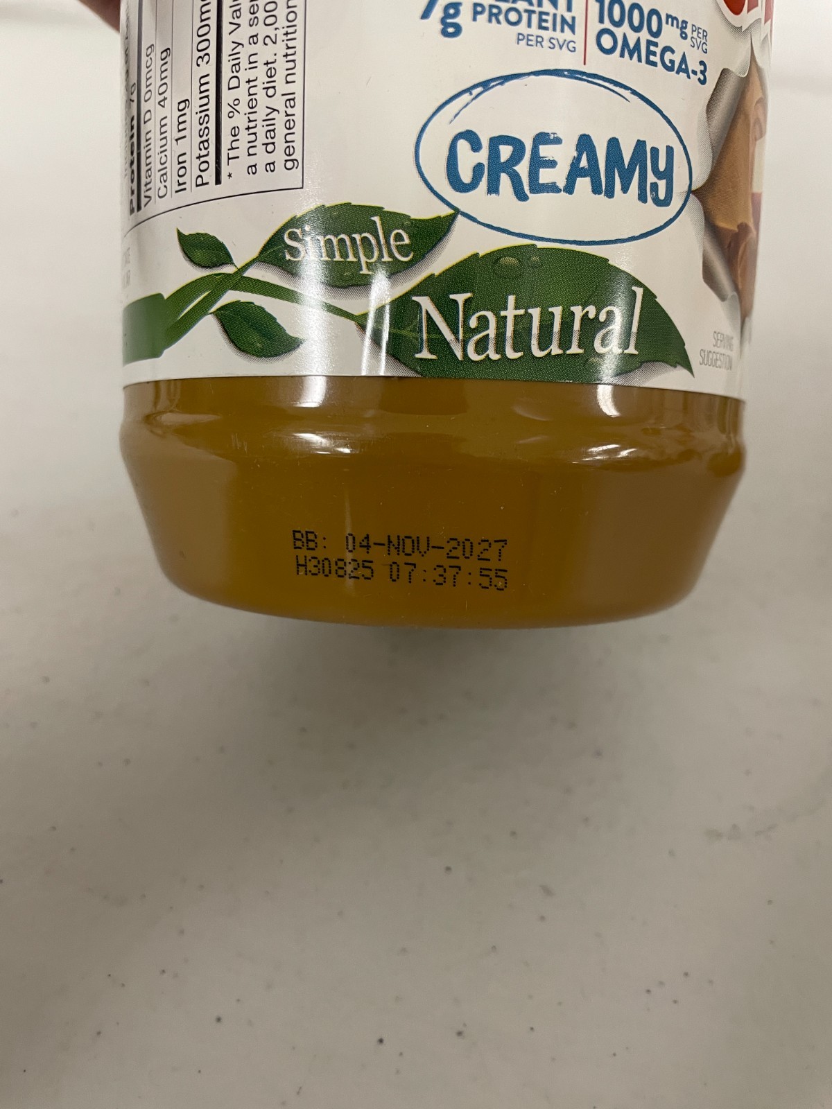 WOWBUTTER Natural Peanut Free Creamy 35.3oz 1kg Jars, 1 Count, (Pack of 2)