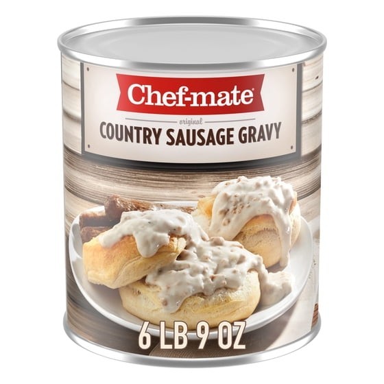Chef-mate No Artificial Flavors Country Sausage Gravy, 105 oz Can Free Shipping,