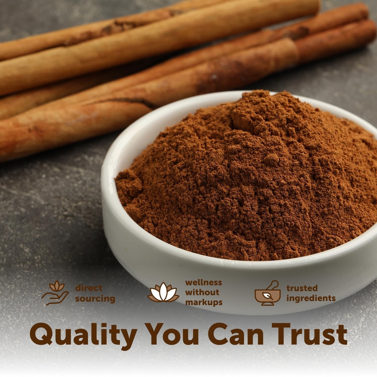 Organic Ceylon Cinnamon Powder, 2 lb | Premium Sri Lanka Source | Sweet & Earthy