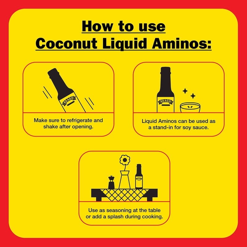 Bragg Organic Coconut Liquid Aminos Soy-Free Seasoning, 10 fl oz