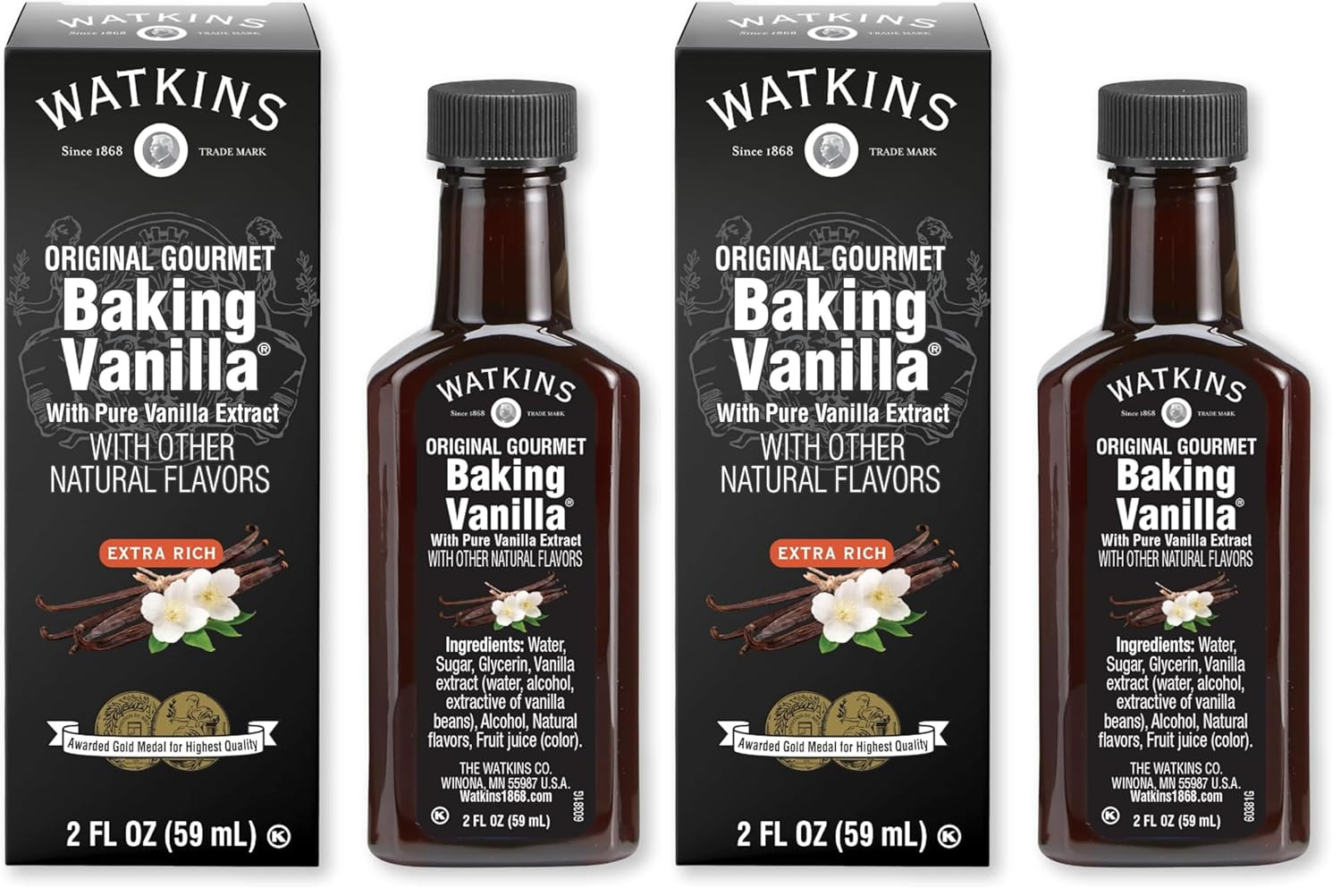 All Natural Original Gourmet Baking Vanilla, with Pure Vanilla Extract, 11 Fl Oz