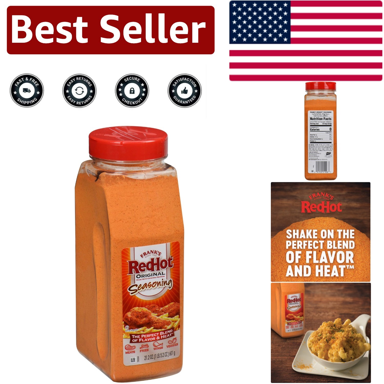 Buffalo Seasoning – 21.2 oz of Savory Spice for Gourmet Cooking