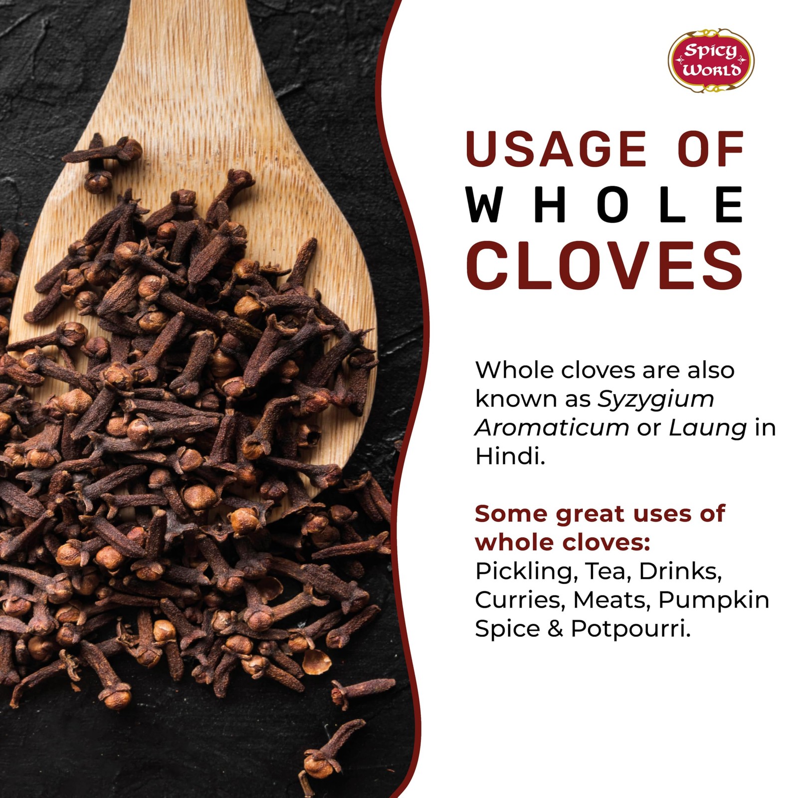 Cloves Whole Bulk 14 Oz Bag – Pure, Non-GMO, Premium Hand Picked Quality –
