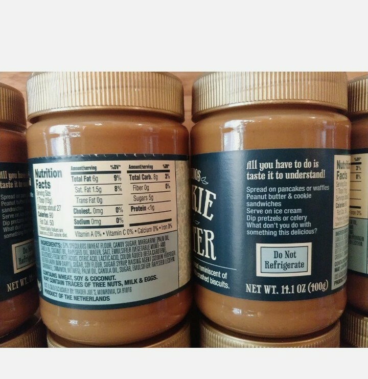 8 PACK Trader Joes Cookie Butter Trader Joe’s Speculoos Cookie Butter 14.1 oz Ea