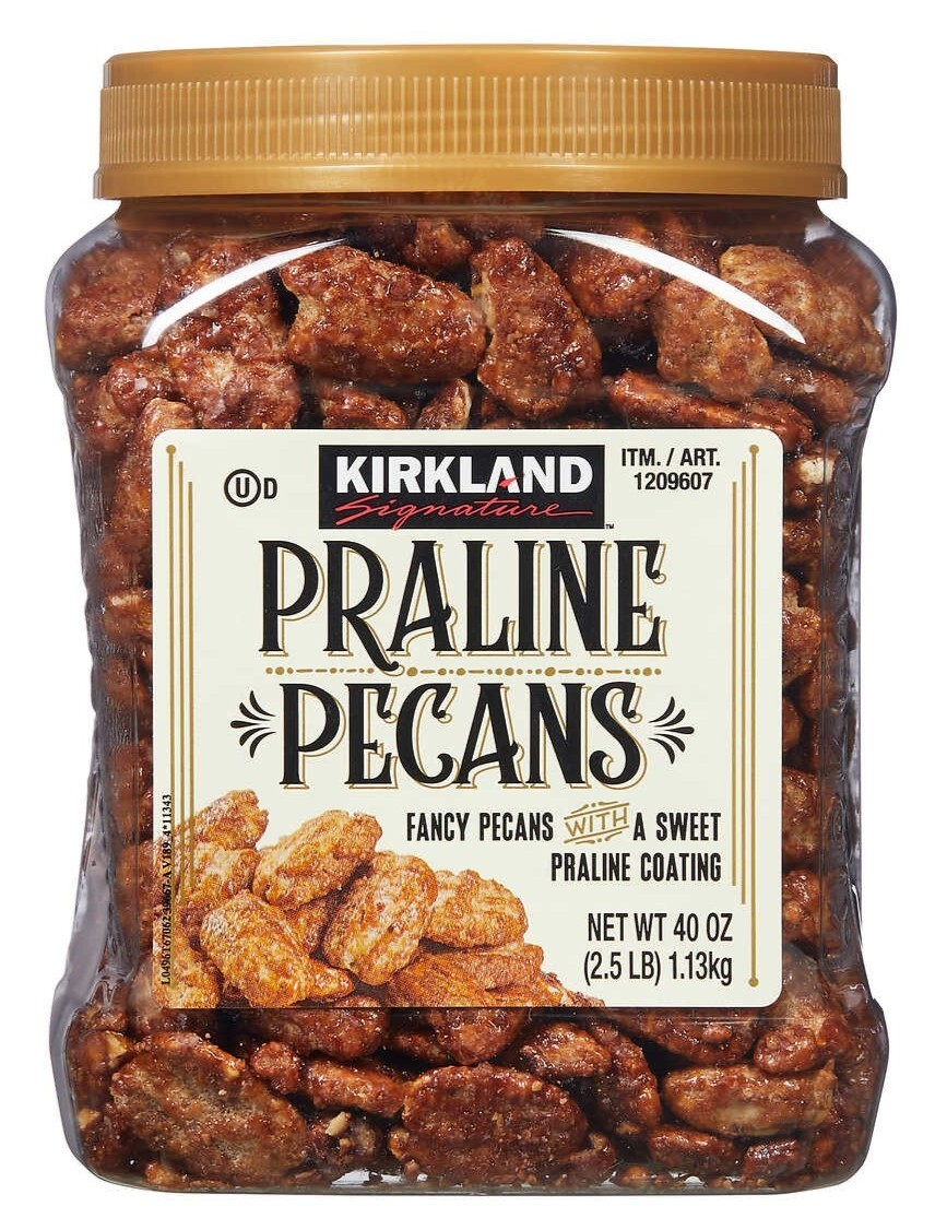 1 Pack, NEW Kirkland Signature Praline Pecans, 2.5 lbs/Pack