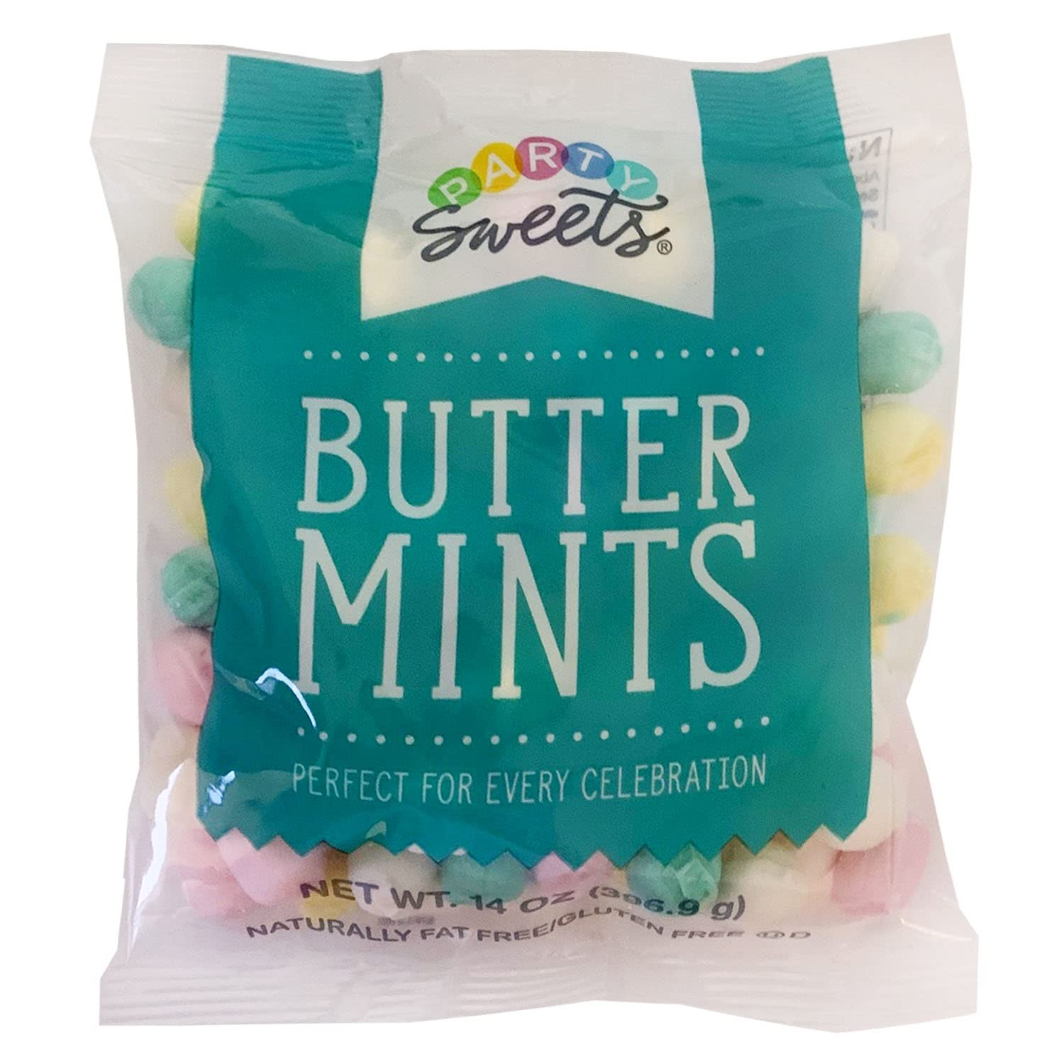 Assorted Pastel Buttermints, 14 Ounce, Appx. 100 pieces from