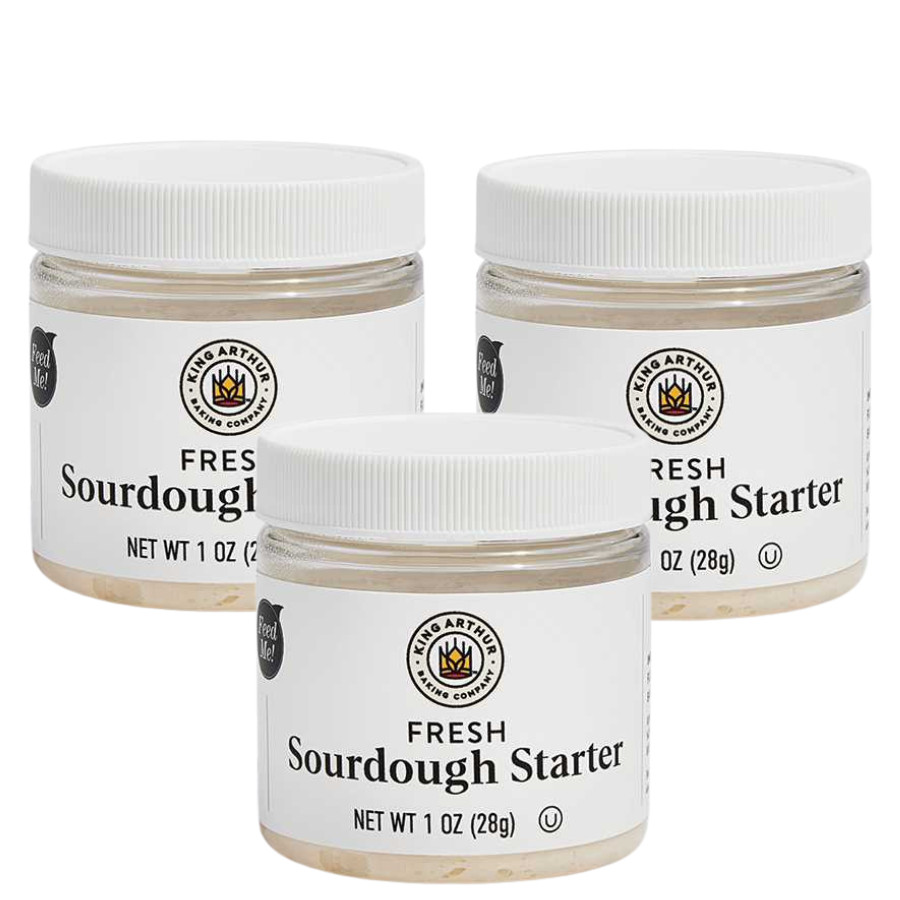 King Arthur Classic Fresh Sourdough Starter 1 oz – EXP:12/2027 – (Pack of 3)