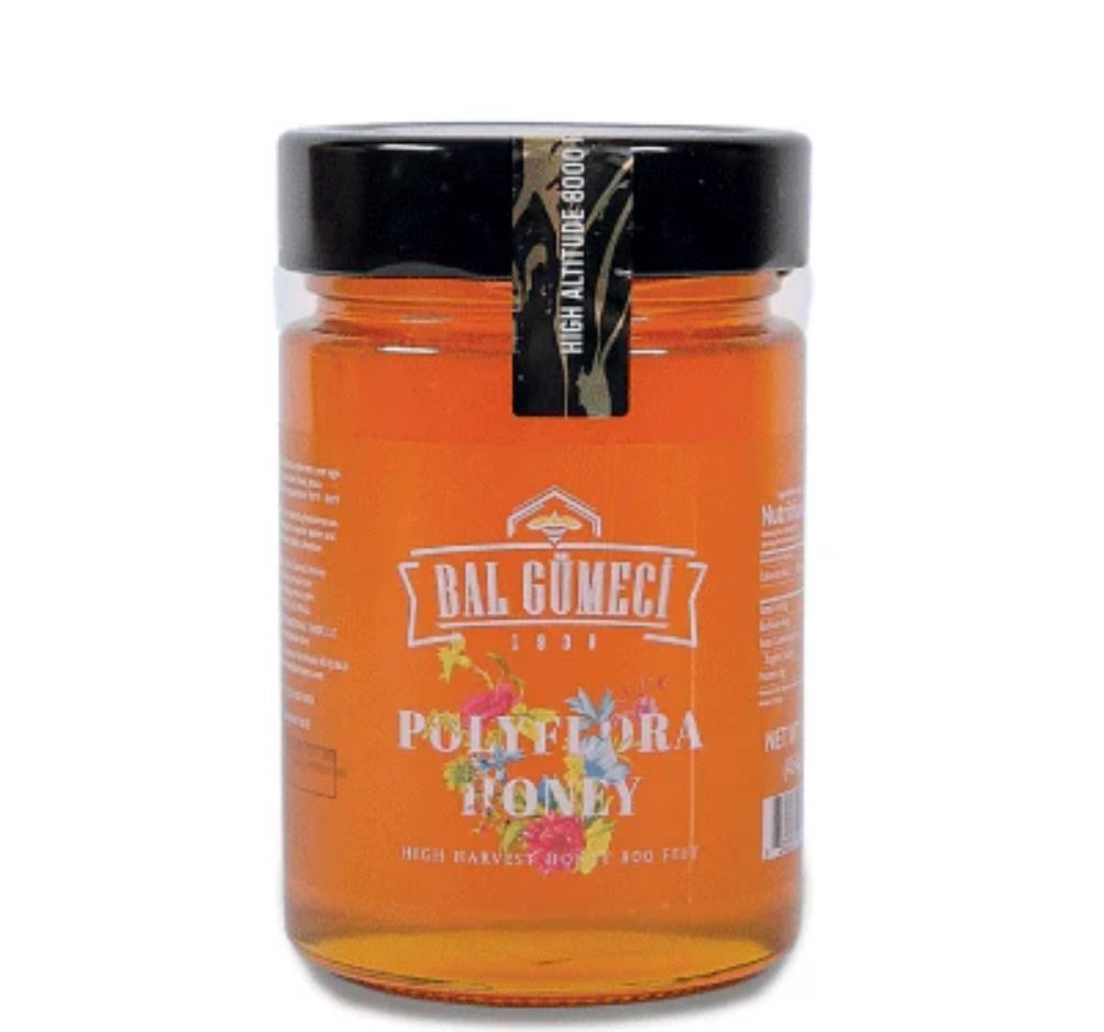 Honey Jars – POLYFLORA HONEY – ACACIA HONEY – CLOVER HONEY – 16oz Jar