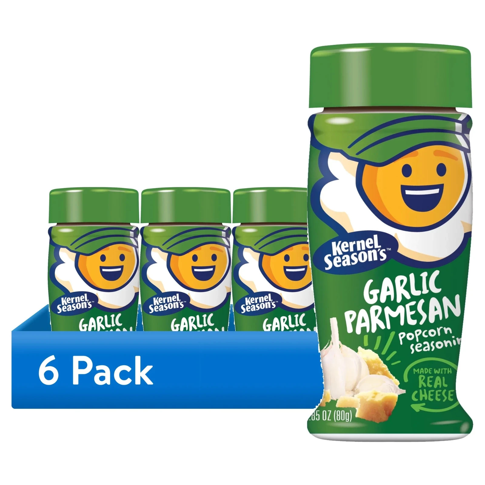6-KERNEL SEASON’S GARLIC PARMESAN POPCORN SEASONING 2.85 OZ EA 06/29/27