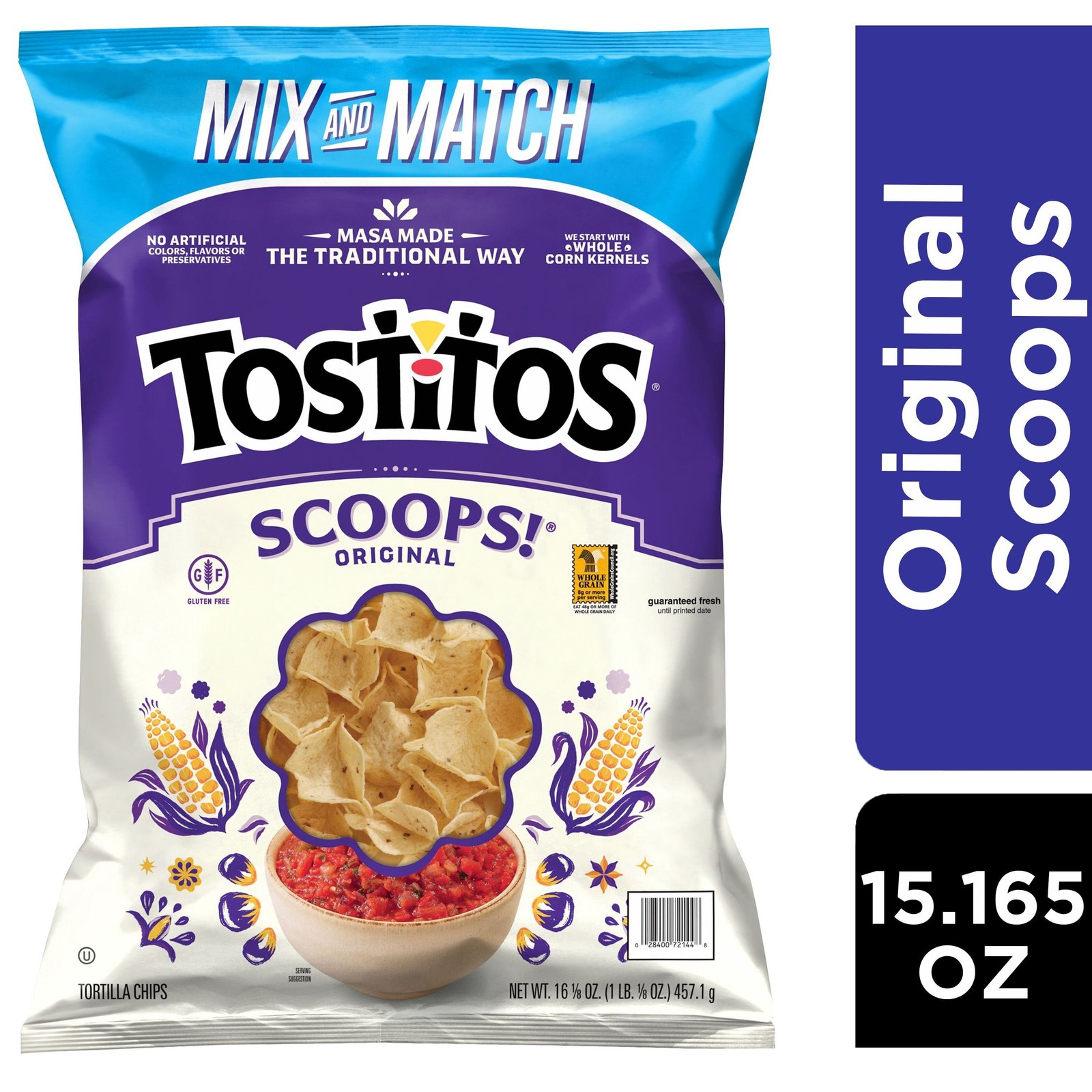 Tostitos Scoops! Original Tortilla Chips, 16.125 oz.