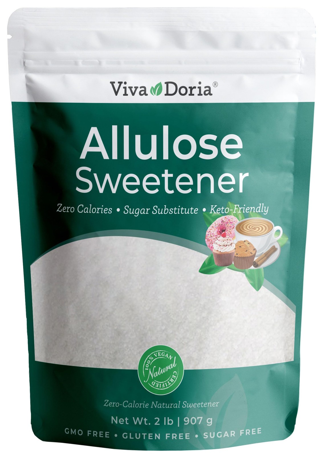 Allulose Sweetener, 2 lb (907g) | Zero Calorie Sugar Substitute | Great for C…