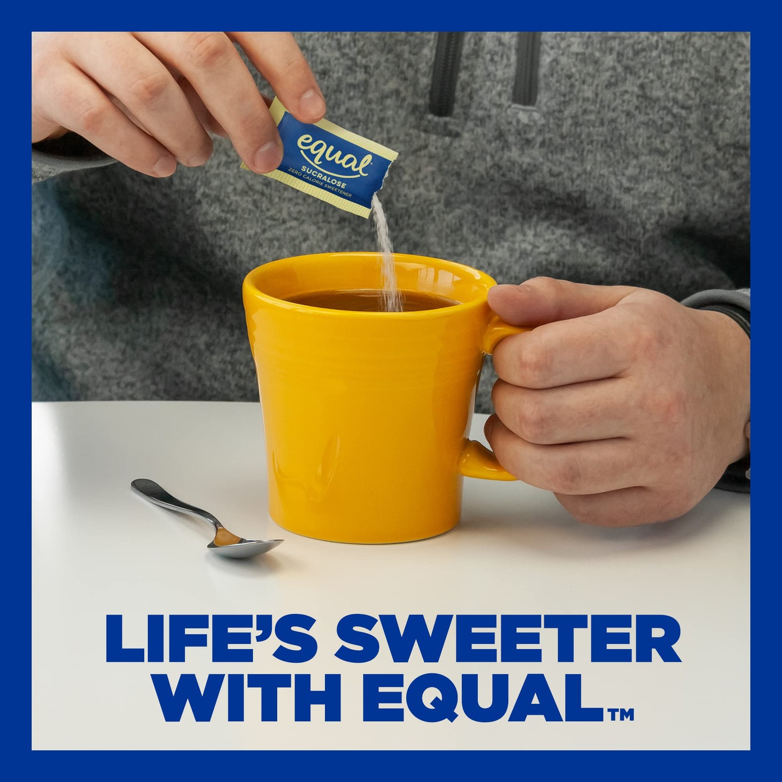 EQUAL Yellow Zero Calorie Sweetener, Sucralose Sugar 3.5 Ounce (Pack of 1)