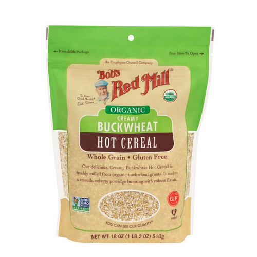 Organic Creamy Buckwheat Hot Cereal 18 Oz By Bobs Red Mill