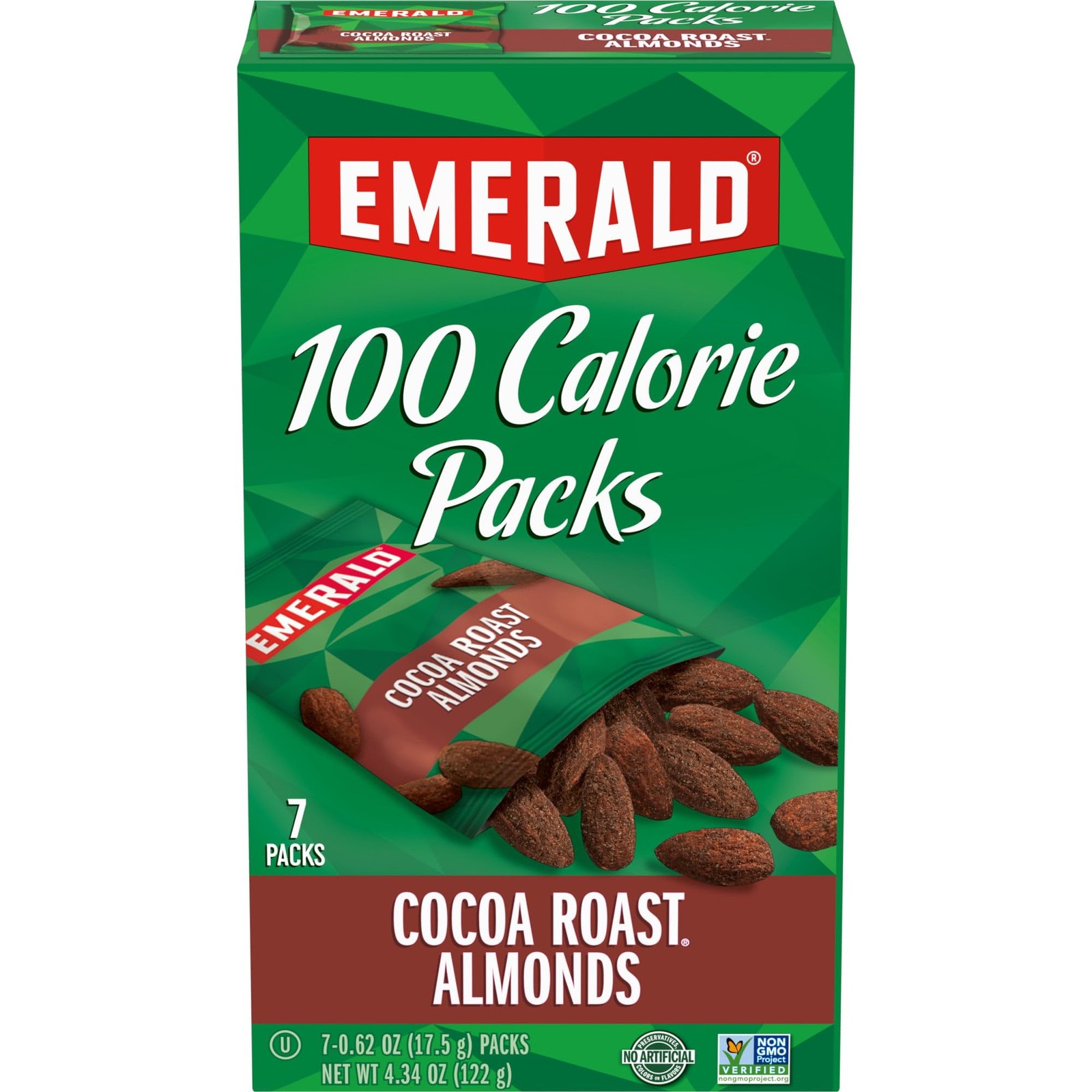 Chocolate Cocoa Roast Almonds, On-The-Go, 100 Calorie Pack 7CT (Pack of 1)