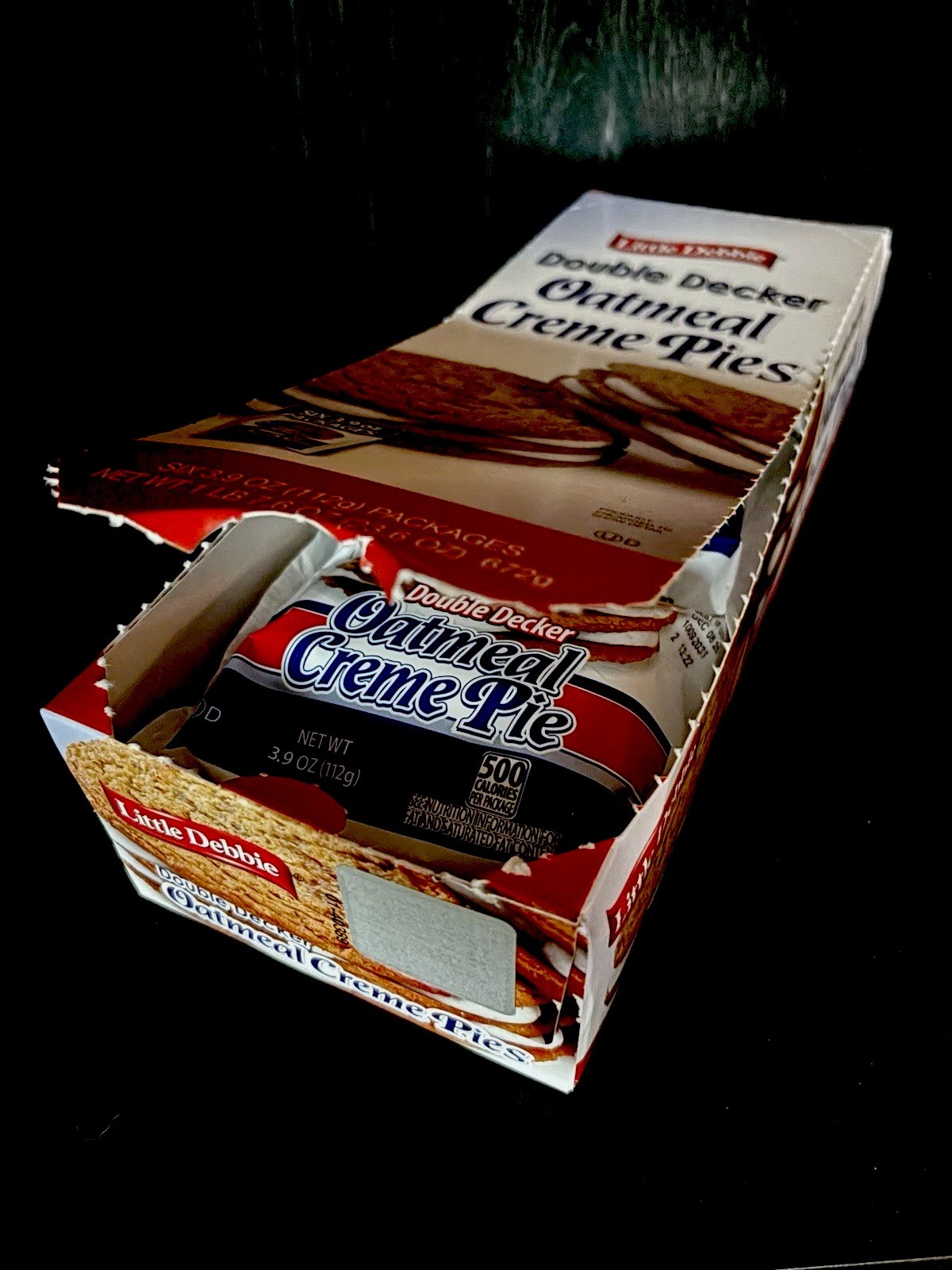 Little Debbie, Double-Decker Oatmeal, Cream Pies Labeled For Resale Or Pantry ￼