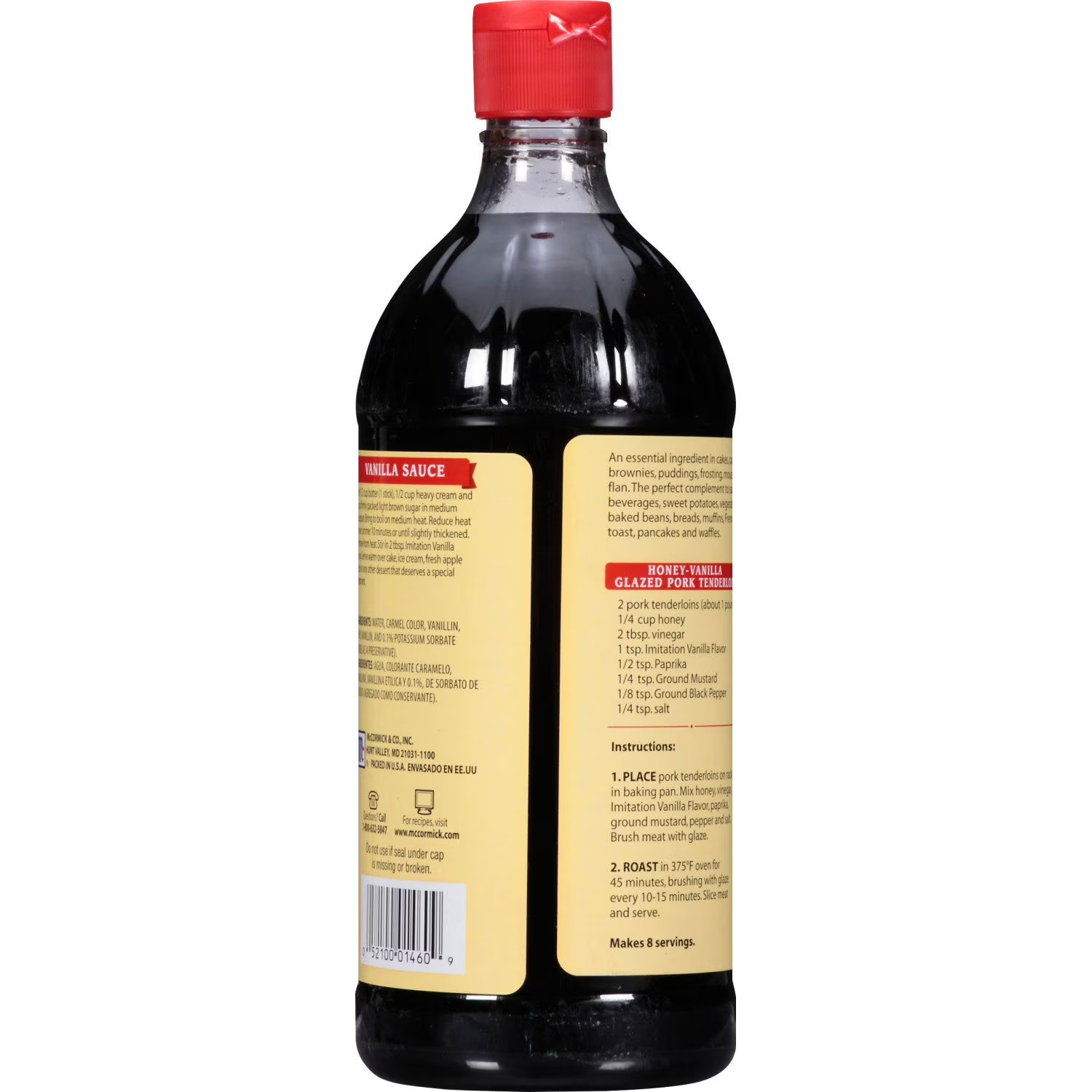 McCormick Imitation Vanilla Flavor 32 fl oz – Baking Extract for Desserts & More