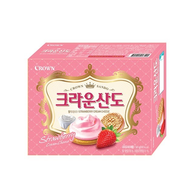 Korean Snack Strawberry Snack Pack– 10 Count,Cookies, Biscuits & Candies