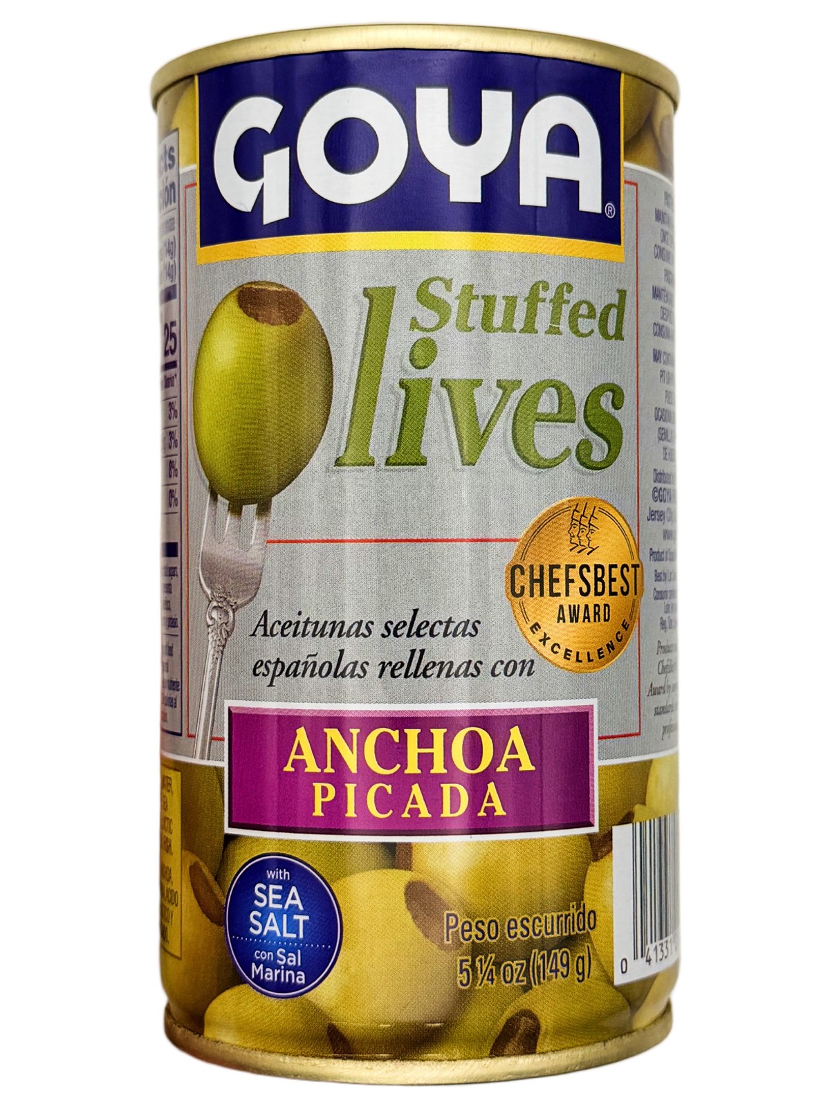 Goya Stuffed Olives Minced Anchovies, 5.25 OZ